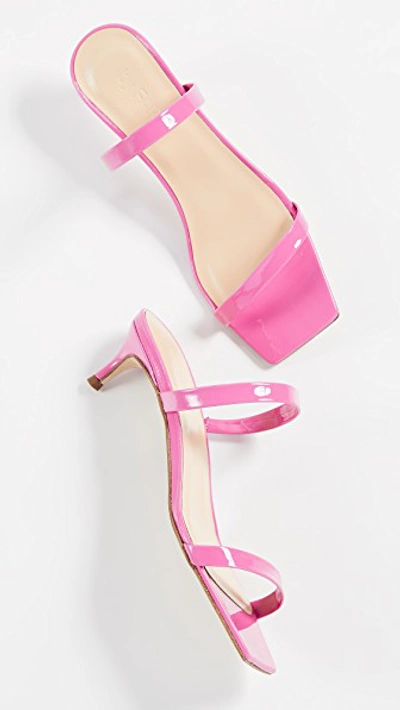 Shop By Far Thalia Mules In Pink