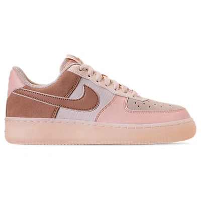 Shop Nike Women's Air Force 1 '07 Premium Casual Shoes In Pink Size 8.0