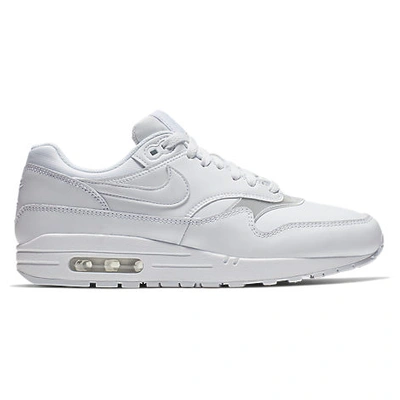 Shop Nike Women's Air Max 1 Casual Shoes In White Size 10.0 Leather