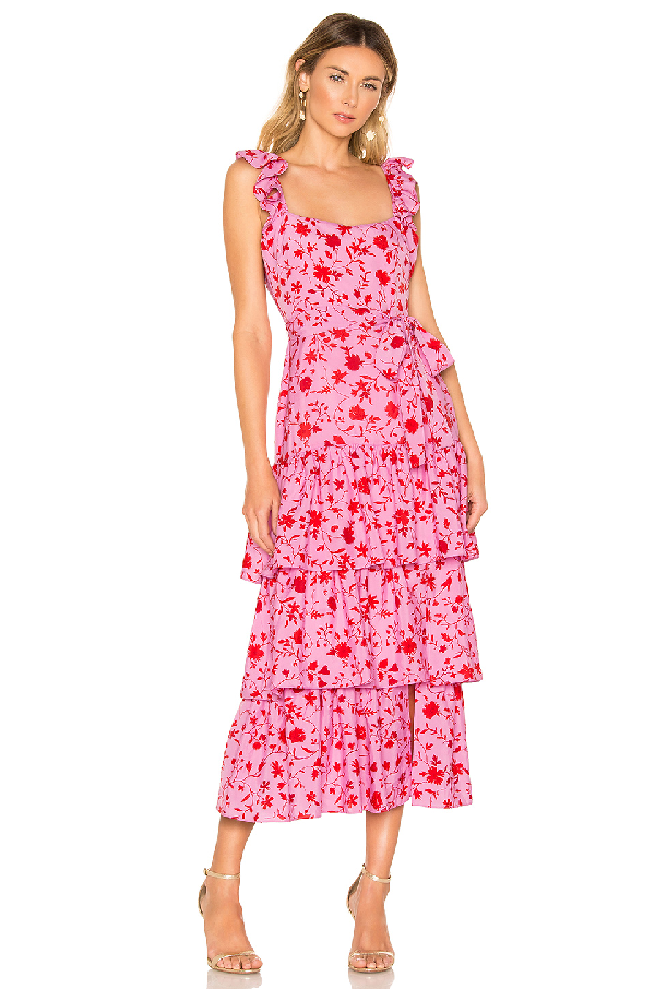 likely tiered floral dress