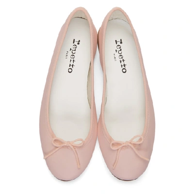 REPETTO 粉色 CENDRILLON 皮革芭蕾平底鞋