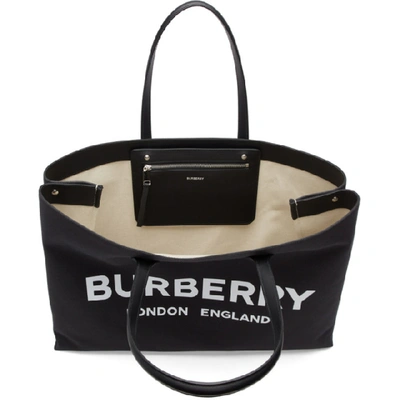 Shop Burberry Black Lewes Tote