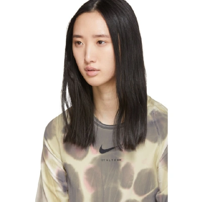 Shop Alyx 1017  9sm Multicolor Nike Edition Camo Transfer Long Sleeve T-shirt In 154 Tancamo