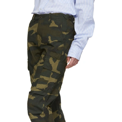 Shop Carhartt Work In Progress Khaki Camouflage Cymbal Trousers In 64002 Camo