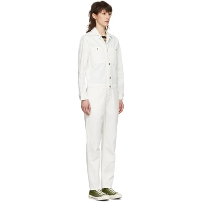 Shop Carhartt Work In Progress Off-white Cass Coverall In 350gd Off-w