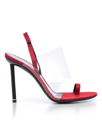 Shop Alexander Wang Kaia Slingback Sandals In Red