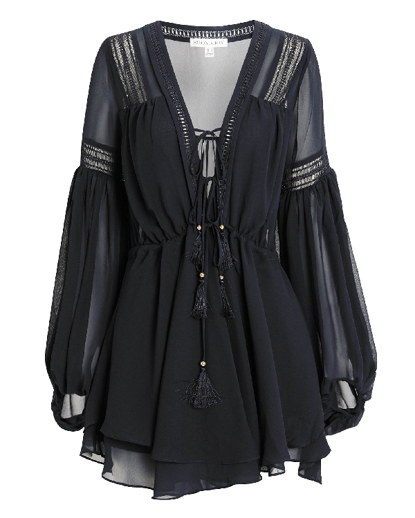 shona joy navy dress