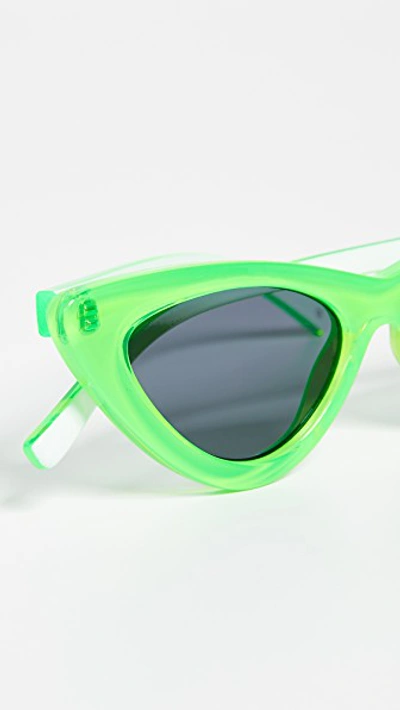 Shop Le Specs The Last Sunglasses In Neon Lime