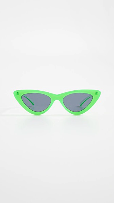 Shop Le Specs The Last Sunglasses In Neon Lime