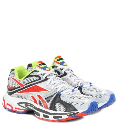 Shop Vetements X Reebok Spike Runner 200 Sneakers In Multicoloured