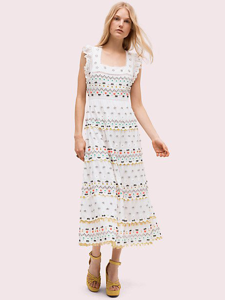 kate spade white dress