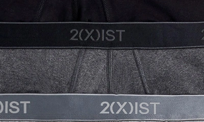 Shop 2(x)ist 3- Pack Contour Pouch Briefs In Black/ Heather Grey/ Charcoal