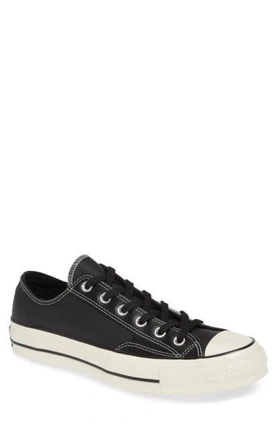 Shop Converse Chuck Taylor All Star 70 Low Top Leather Sneaker In Black/ Black