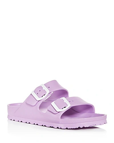 Shop Birkenstock Women's Arizona Eva Essentials Slide Sandals In Purple