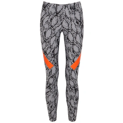 Shop Adidas By Stella Mccartney Alphaskin 360 Snake-print Leggings