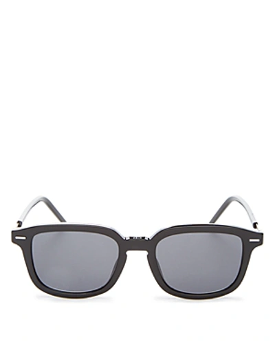 Shop Dior Men's Technicity Square Sunglasses, 51mm In Black/gray