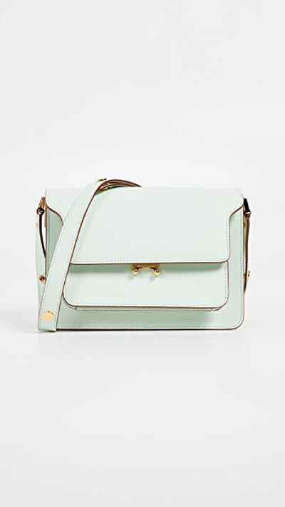 Shop Marni Trunk Shoulder Bag In Lemonade