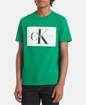 calvin klein green t shirt