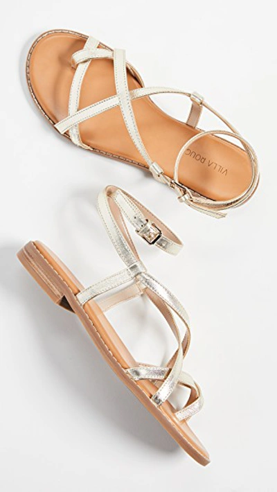 Shop Villa Rouge Suri Sandals In Platino