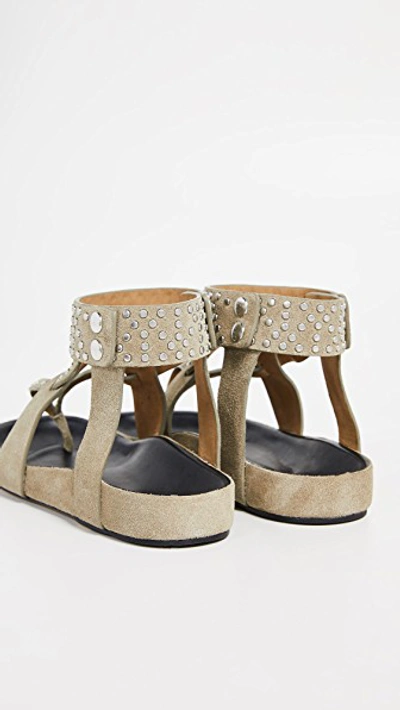 Shop Isabel Marant Ellan Sandals In Beige