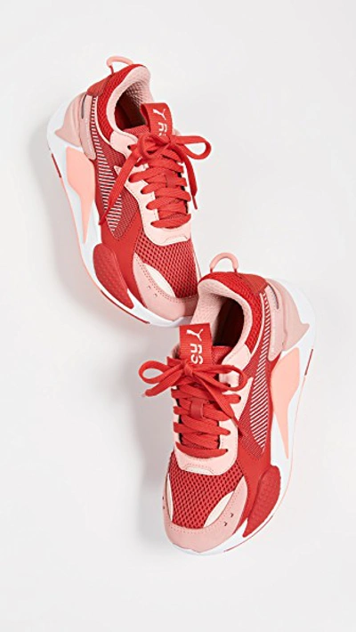 Shop Puma Rs-x Toys Sneakers In Bright Peach/high Risk