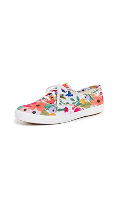 Shop Keds X Rifle Paper Co Garden Party Sneakers In Cream Multi