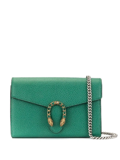 Shop Gucci Dionysus Mini Chain Bag - Green
