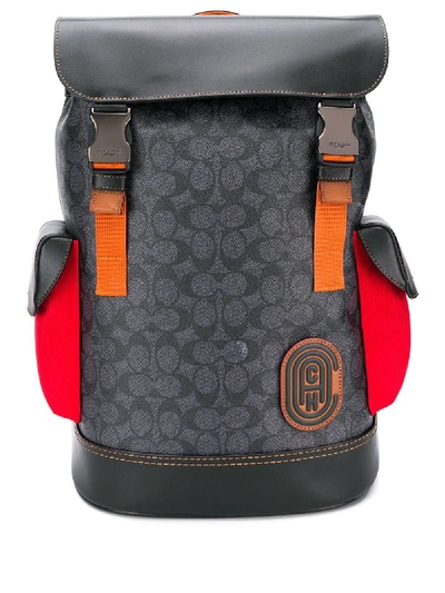 Coach Rivington Backpack In Signature Canvas Black ModeSens