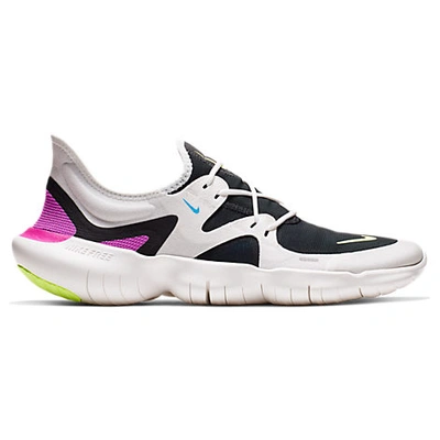 Shop Nike Men's Free Rn 5.0 Running Shoes In Pink / White / Black Size 8.0