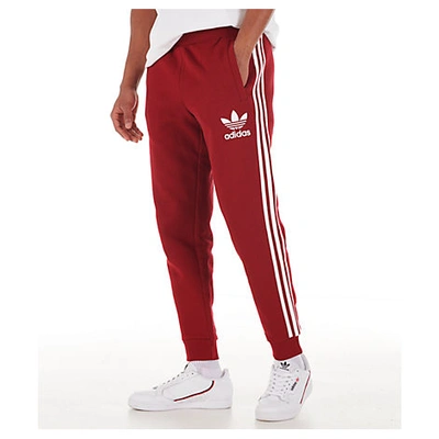 Adidas Originals Adidas Men's Originals 3-stripes California Fleece Track  Pants In Red Size X-large | ModeSens