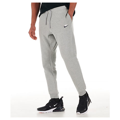 nike cuffed club jogger in grey
