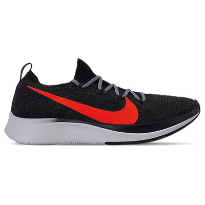 Shop Nike Men's Zoom Fly Flyknit Running Shoes In Black Size 10.0 Knit/fiber