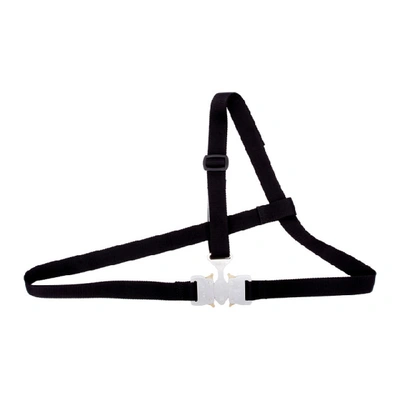 Shop Alyx 1017  9sm Black Rollercoaster Tri-buckle Harness Belt In 001 Black