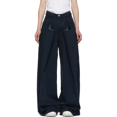 Martine Rose Black 3xl Jeans In Blk Blu | ModeSens