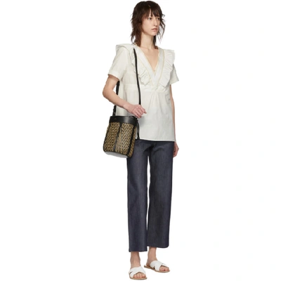 Shop A.p.c. Off-white Erwin Blouse In Aac Blanc