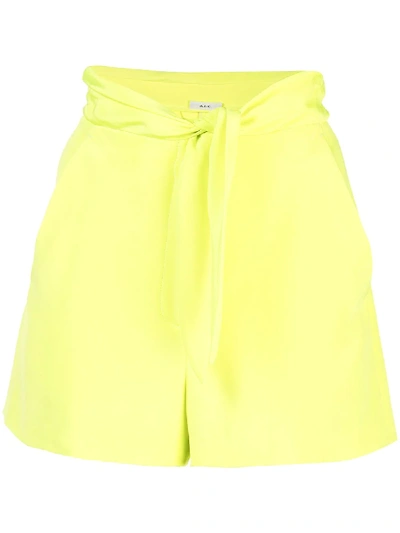 Shop A.l.c High-waisted Shorts In Green