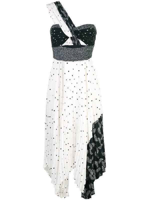 alc aurora one shoulder dress
