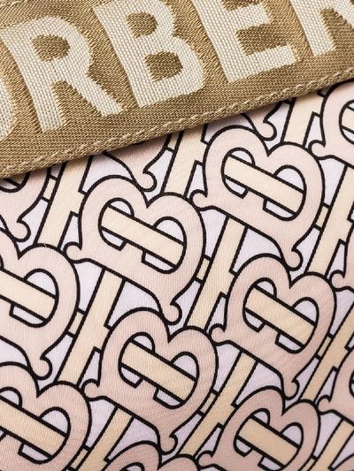 Shop Burberry Pink Sonny Logo-print Belt Bag In Blush