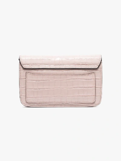 Shop Chloé Mini Schultertasche Mit C In Pink