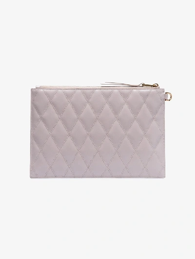 Shop Givenchy Gesteppte Clutch In 101 Neutral