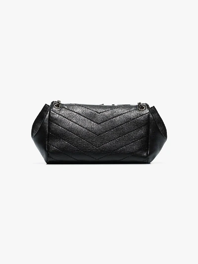 Shop Saint Laurent 'nolita' Schultertasche In 1000 Black