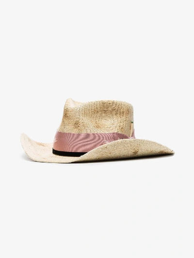 Shop Nick Fouquet Beige Pepe Fanjul Woven-straw Hat In Neutrals