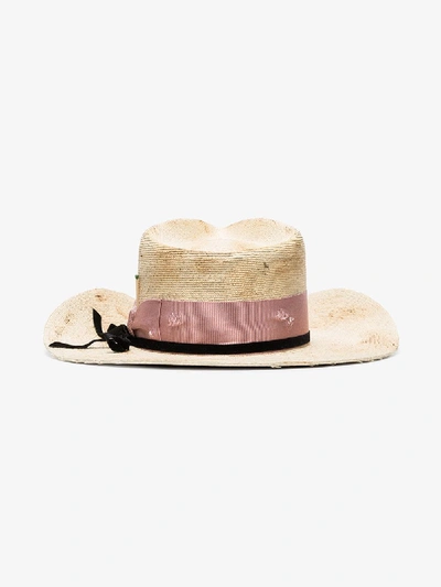 Shop Nick Fouquet Beige Pepe Fanjul Woven-straw Hat In Neutrals