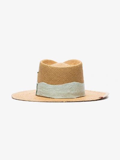 Shop Nick Fouquet Nat Playa Verde Woven-straw Hat In Neutrals
