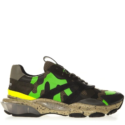 Shop Valentino Bounce Sneakers In Multi