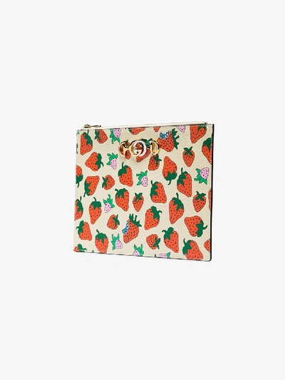 Shop Gucci Clutch Mit Print In 9036 Multi