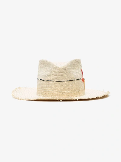 Shop Nick Fouquet Cream Little Havana Straw Hat In Neutrals