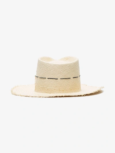 Shop Nick Fouquet Cream Little Havana Straw Hat In Neutrals