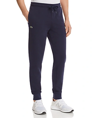 Shop Lacoste French Terry Track Pants In Navy