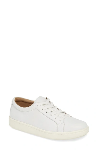 Shop Eileen Fisher Cal Sneaker In Snow Washed Leather